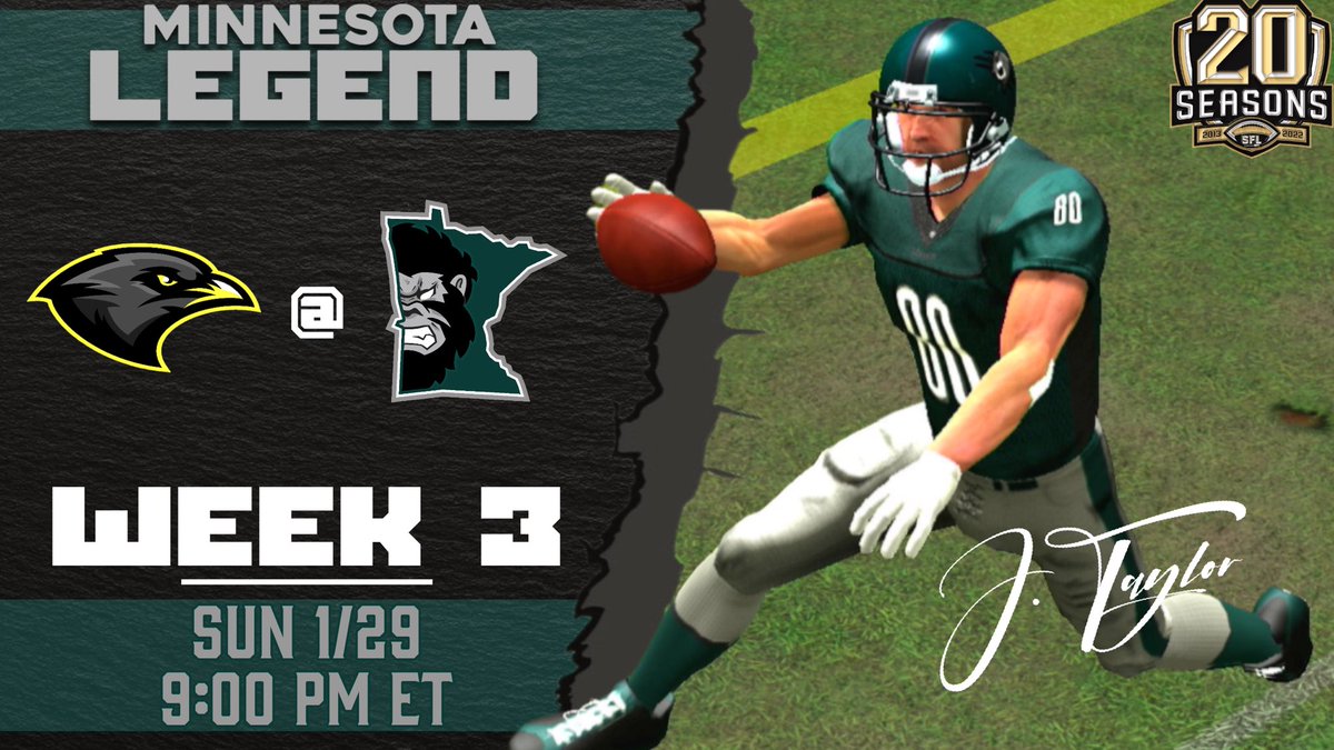 Minnesota Legend - Official SFL Team tweet media