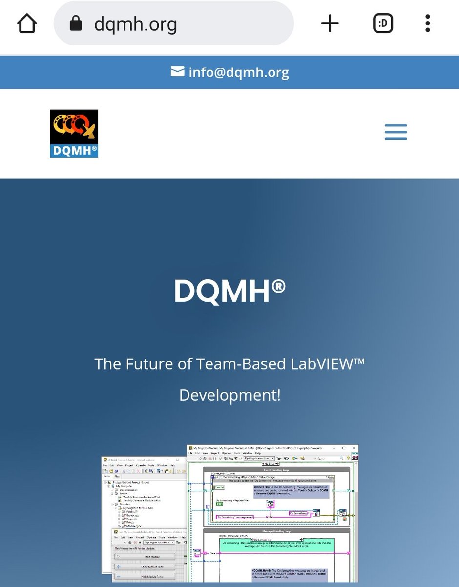 <a href="/NIglobal/">NI (now part of Emerson)</a> <a href="/DQMH_Consortium/">DQMH Consortium</a> is the best #LabVIEW related endeavor I have been involved in
#DQMH grew enough that it needed more than one person/ company to take care of it
#DQMHenthusiasts #DQMHtrustedAdvisors and some members of our #LabVIEWfriends and #LabVIEWfamily have benefitted 😊