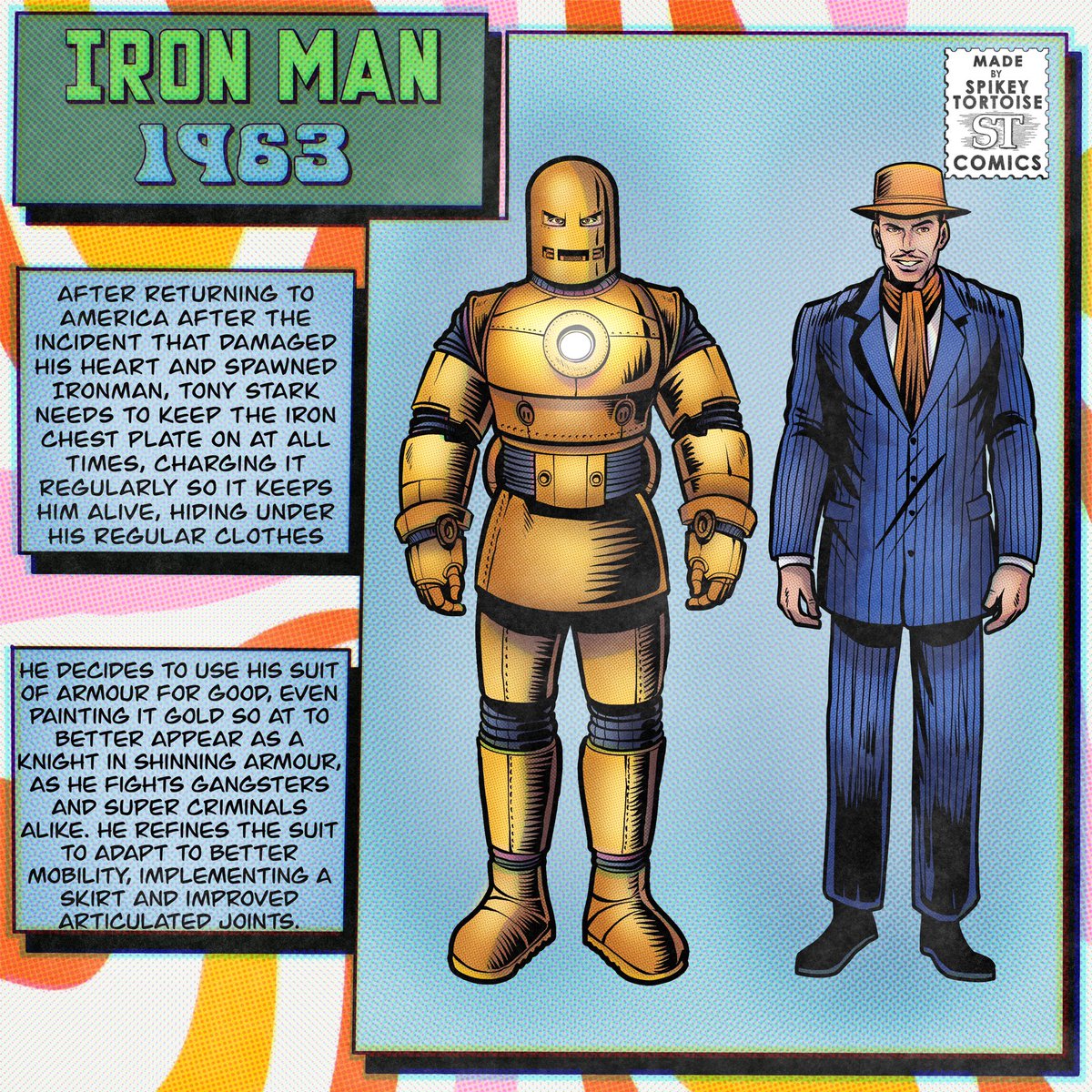 ComicsSpikey's tweet photo. 1963 ironman mark 2 https://t.co/GyUF5OpFWe