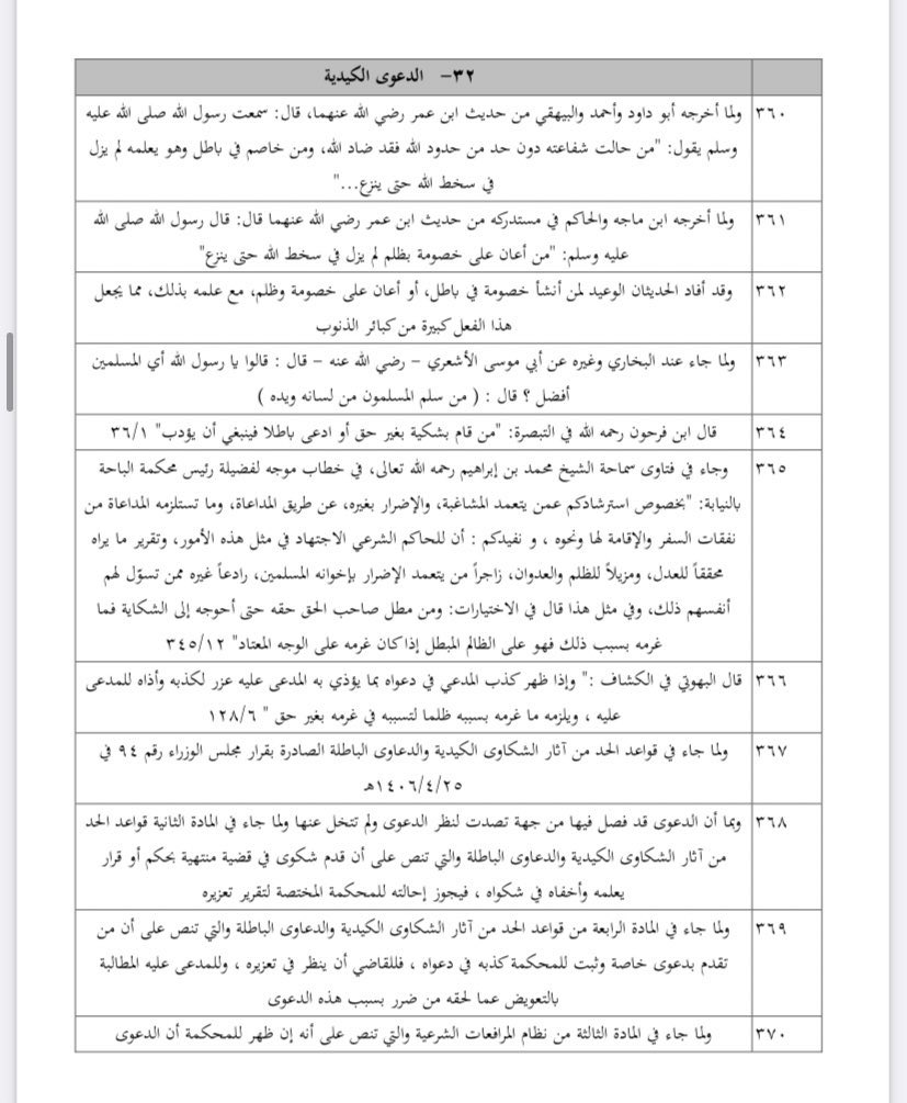 - تسبيبات في الدعاوى الكيدية⚖️