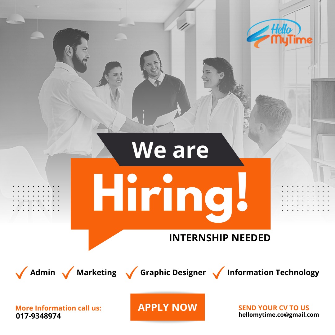 hellomytimeHQ's tweet image. Buat student tengah mencari tempat utk intership untuk bahagian :-

1) admin
2) pemasaran
3) graphic design
4) IT

Boleh cuba di syarikat Hellomytime di Kuala Terengganu. Hubungi di nombor 017-9348974.

Email CV at hellomytime.co@gmail.com 

Hope to speak to soon #internship