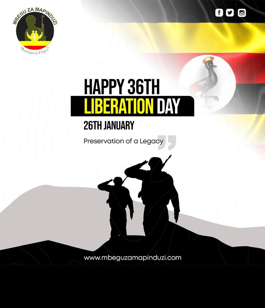 Congraturations Uganda and <a href="/NRMOnline/">NRM Party</a> in general for setting a landmark that geared social-economic transformation of Uganda.  #26january #WeCerebrateUganda. #preservationofalegacy