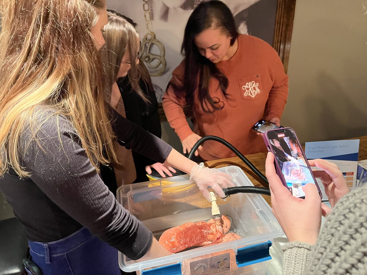 Surgicalsales's tweet photo. New territory same objective: Education, Education, Education. Awesome event with @WVUMedicine Heart and Vascular Institute going over best practices with @BDandCo Progel, the only FDA approved air leak sealant on the market. @STS_CTsurgery #Progel #education https://t.co/oKOcrD6jZJ