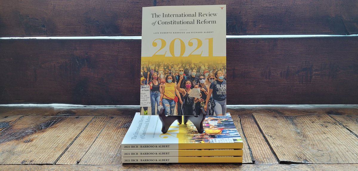 Richard Albert (@richardalbert) on Twitter photo 🎉 The 2021 International Review of Constitutional Reform is now available in print!
Congrats to all contributors & thanks to our team: <a href="/LRobertoBarroso/">Luís Roberto Barroso</a> <a href="/giuliandrade/">Giulia Andrade</a> <a href="/boaventuraea/">lisa</a> <a href="/juliaquif/">Júlia Frade</a> <a href="/brunofln/">Bruno Cunha</a> & Matheus Depieri. 🙏🏽
Also available in open access: papers.ssrn.com/sol3/papers.cf… 🎉 The 2021 International Review of Constitutional Reform is now available in print!
Congrats to all contributors & thanks to our team: <a href="/LRobertoBarroso/">Luís Roberto Barroso</a> <a href="/giuliandrade/">Giulia Andrade</a> <a href="/boaventuraea/">lisa</a> <a href="/juliaquif/">Júlia Frade</a> <a href="/brunofln/">Bruno Cunha</a> & Matheus Depieri. 🙏🏽
Also available in open access: papers.ssrn.com/sol3/papers.cf…