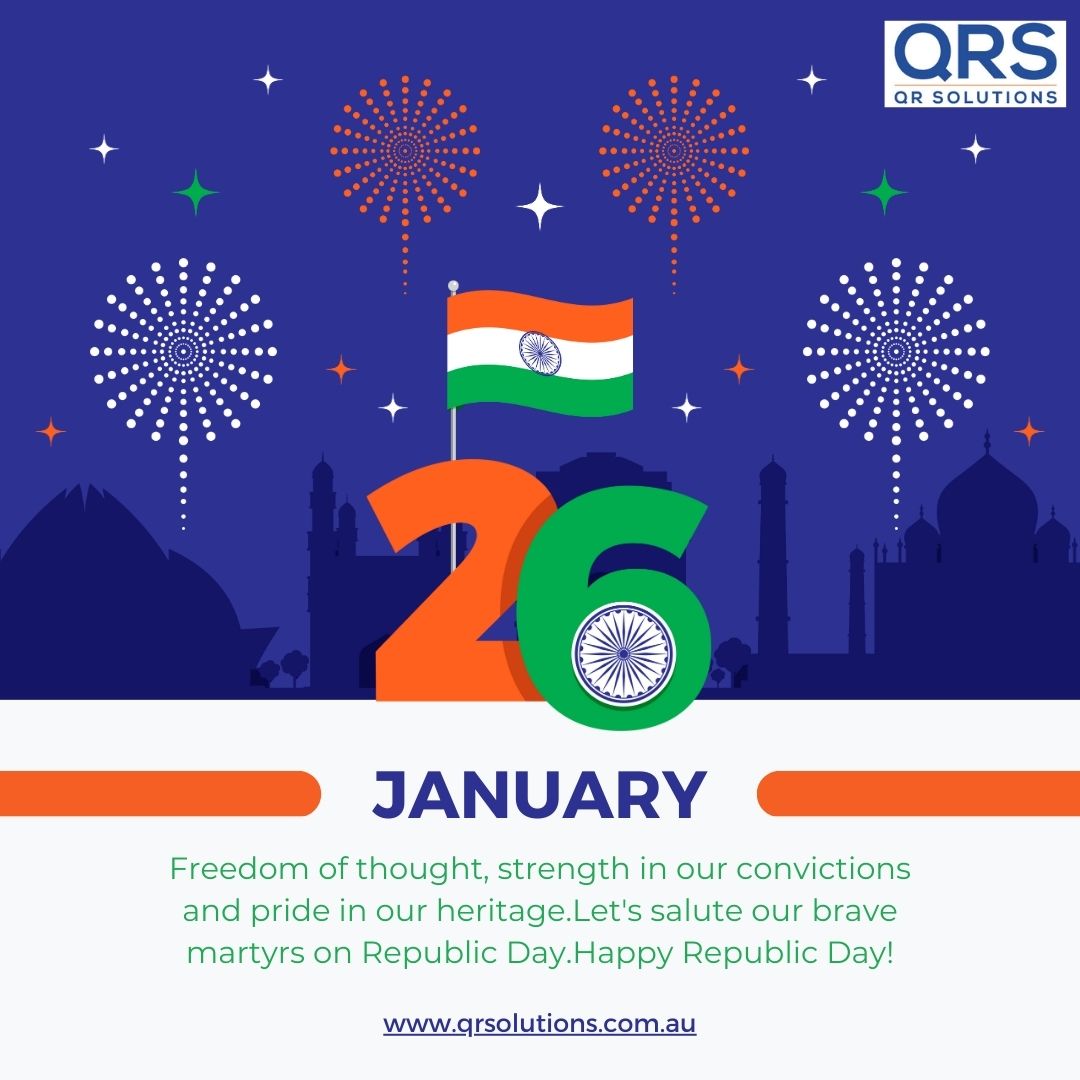 QR_Solutions's tweet photo. Freedom of thought, strength in our convictions and pride in our heritage.Let's salute our brave martyrs on Republic Day.

QRS Wishing you a Happy Republic Day!

#republicday2023 #RepublicDayIndia https://t.co/yUgaQtKcPS