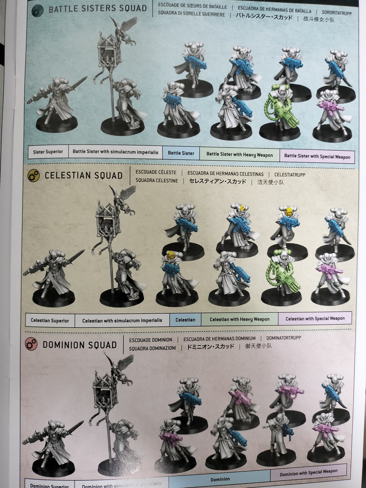 WH40k】アデプタ・ソロリタス バトルシスター・スカッド/ADEPTA