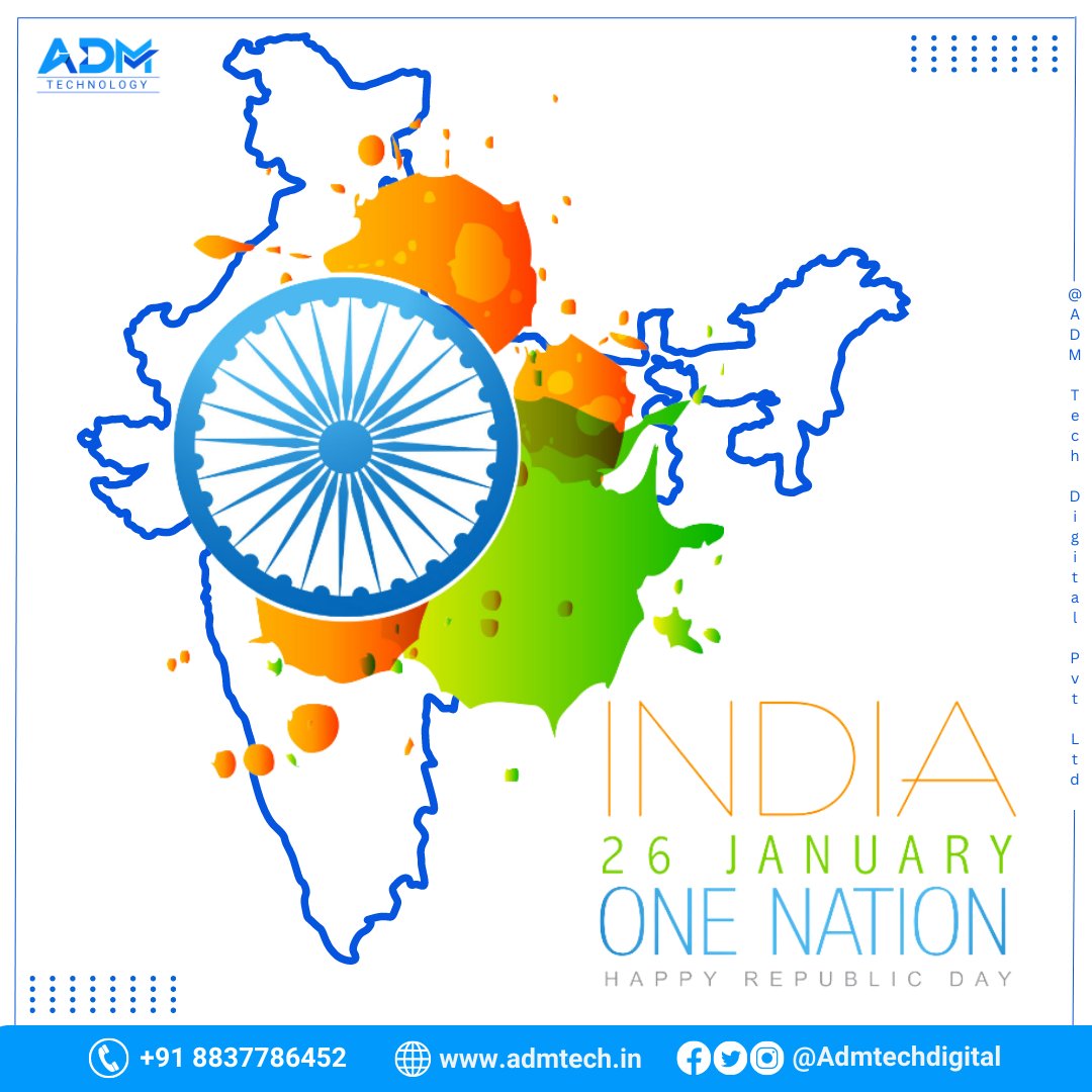 admtechdigitals's tweet photo. Happy 74th republic day..

#india #IndianArmy #IndianCricketTeam #IndianCricketTeam #DigitalMarketing #Airforce #IndianAirForce #socialmediamarketing https://t.co/a0Vxape532