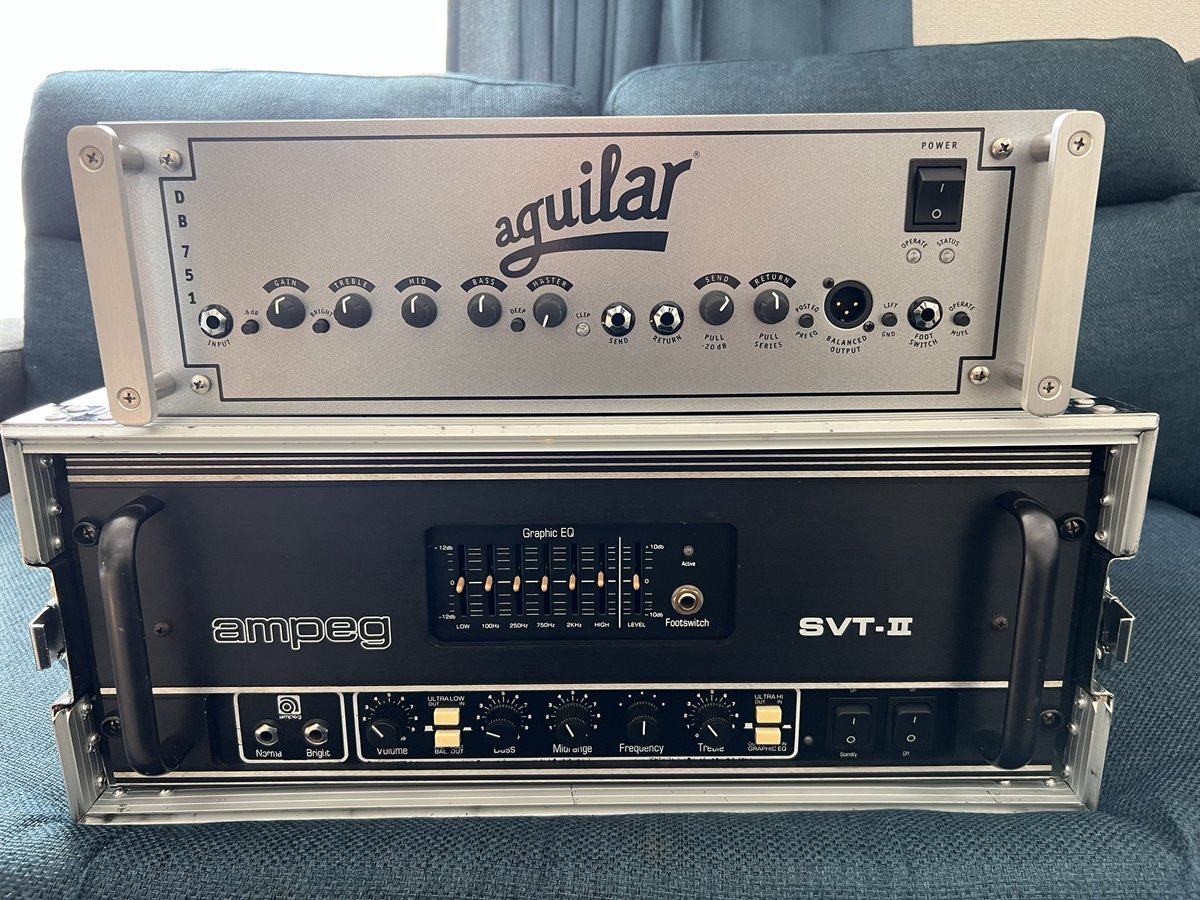 M_W_B_SV's tweet photo. ラック移し替えの儀
#aguilar #db751 #ampeg #svt2 https://t.co/NUrisJ8BaP