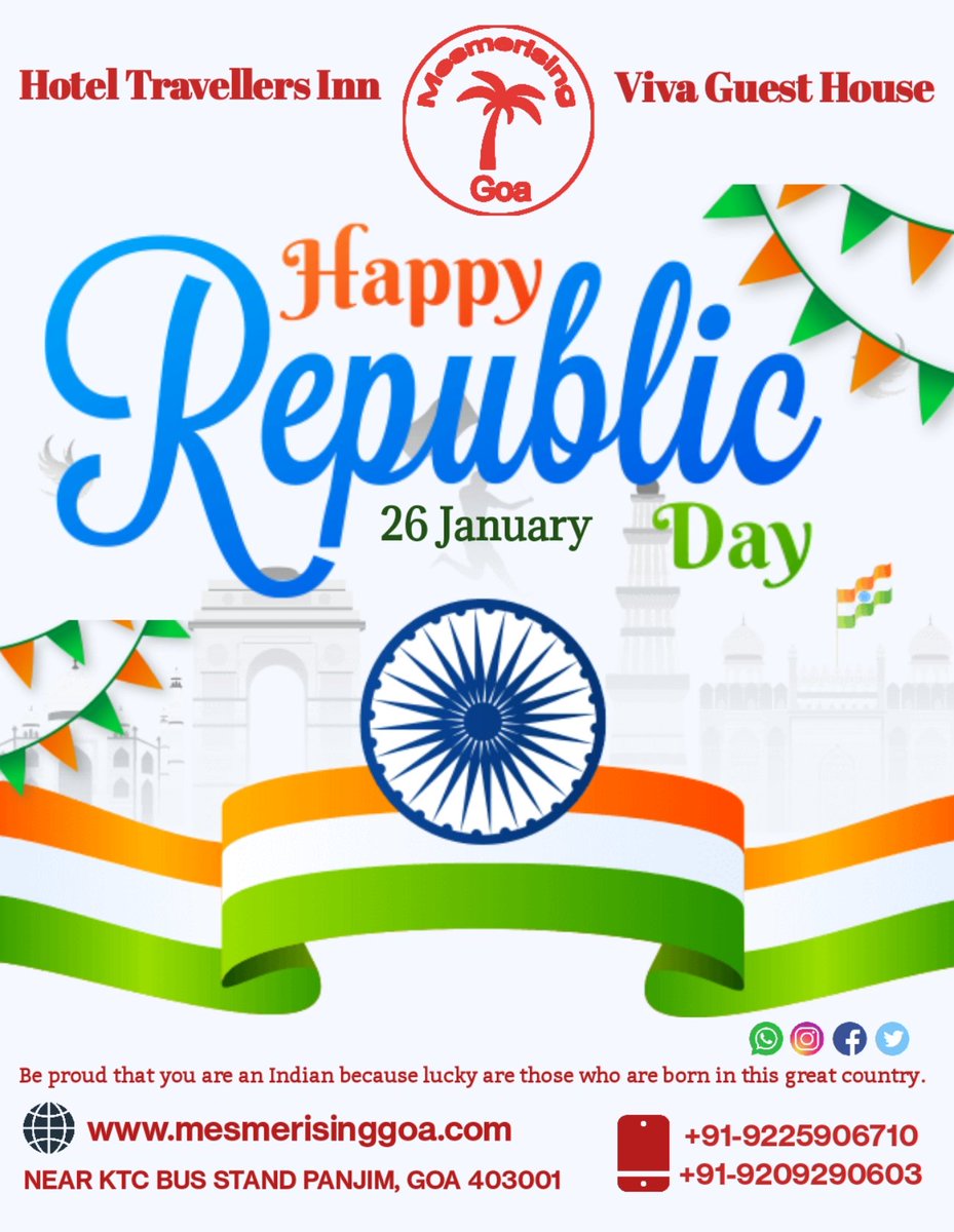 mesmerisinggoa's tweet photo. #hotel #hotelroom #goa #goabeach #panjim #bestroom #donapaulabeach 🏝 #happyrepublicday🇮🇳 https://t.co/83rcQj3qoQ