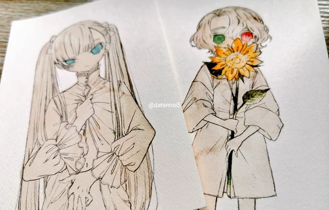 自家通販に追加するか悩んでいる絵。
過去の線画たち掘り返してきました。
個展か通販か....どうしよう。 