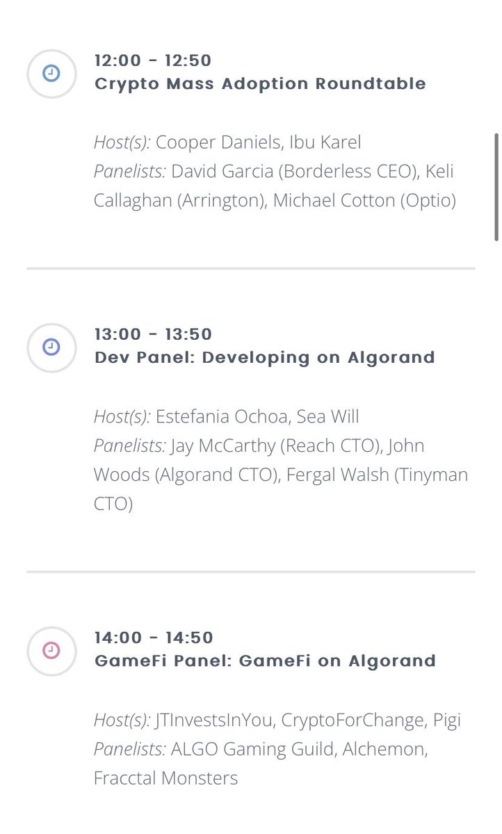 TheNextBlock3's tweet photo. #Algofest starts in 9 hrs!
🎙️Guests @StaciW_DC @wsford @FolksFinance @KeliCallaghan @borderless_cap @MichaelDCotton @JohnAlanWoods @napster @algofiorg @govendible @algogard & MANY more!
⚡️Recap will be hosted on #TheNextBlock w/ @TheAlgonauts & new CMO @JessatAlgorand!
$ALGO https://t.co/0RzsytaScQ