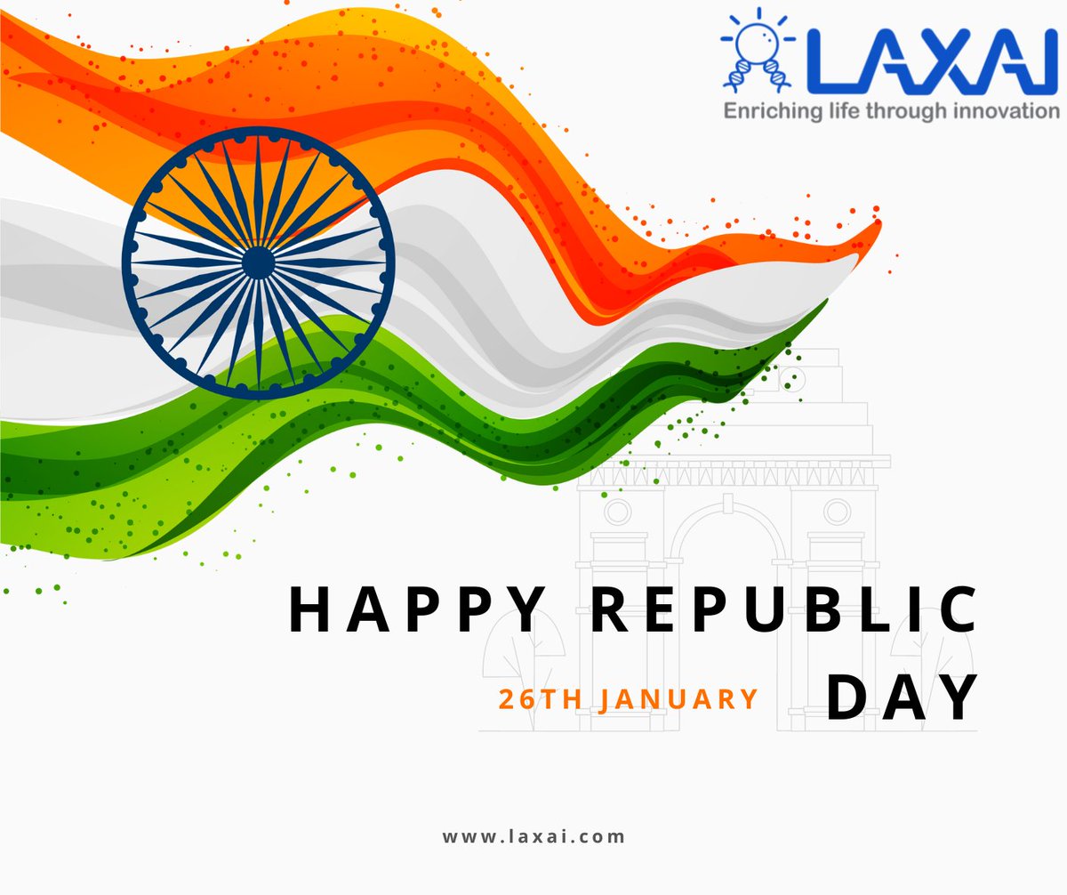 LifeLaxai's tweet photo. On this special day, let us take a moment to remember and honor the sacrifices of our freedom fighters and celebrate the spirit of unity and freedom.
LAXAI Life Sciences wishes you all a very Happy Republic Day!
#republicday2023 #republicday #india #JaiHind https://t.co/mklK8vQr1p