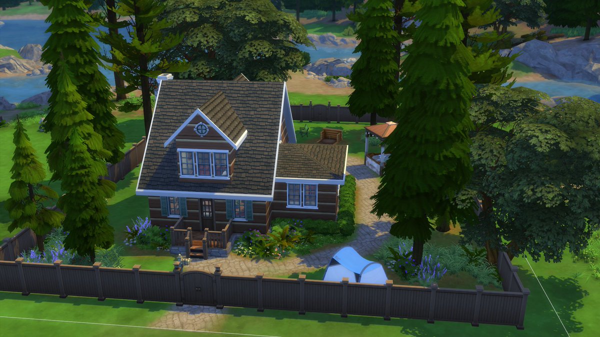 little cottages are so cute to make #TheSims4 #outdoorretreat @TheSims , im jussayin we need a pack refresh on thissssss