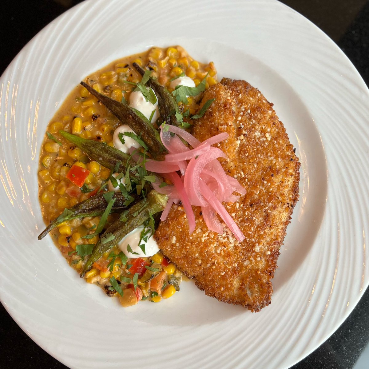 Wonderblunders's tweet image. Made some fish