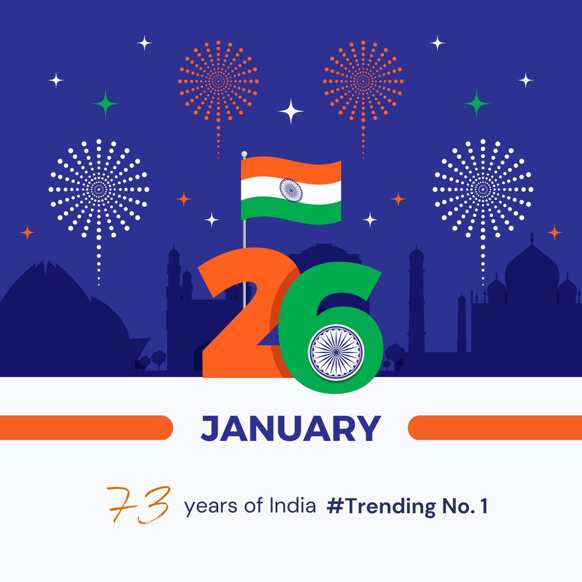 NothingTrends's tweet photo. Trending No. 1 since 1950 🇮🇳

#26january #RepublicDay2023 https://t.co/BPFcxQREcJ