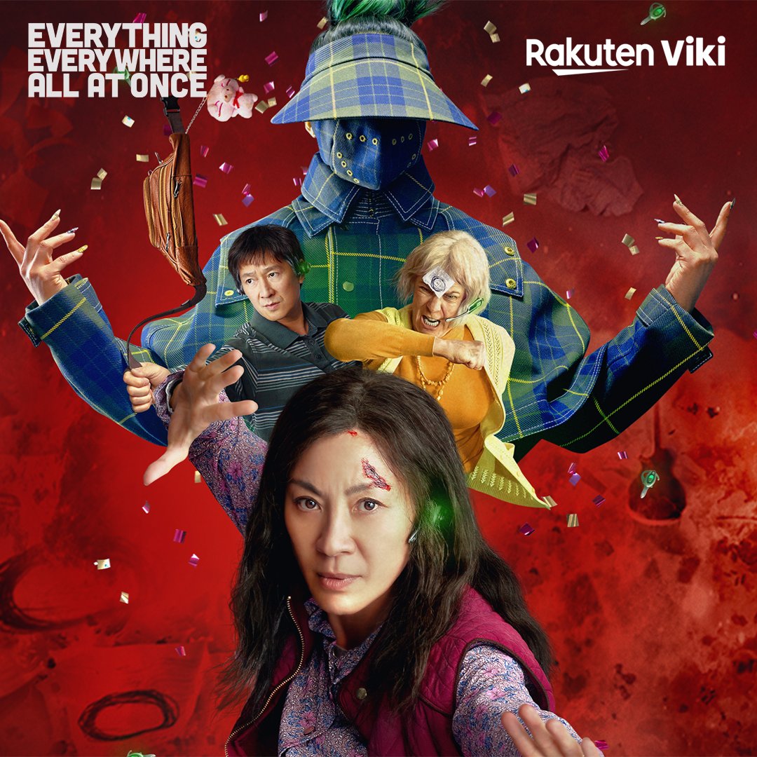 Viki's tweet photo. Congrats! #EverythingEverywhereAllatOnce is the most nominated film of the #Oscars2023 with 11 nominations. 🥳

The film is coming to #Viki this fall, so add it to your Watchlist now: https://t.co/o29SnWQUTz

#Oscars #KeHuyQuan #MichelleYeoh https://t.co/IjrVJCZ6Vl