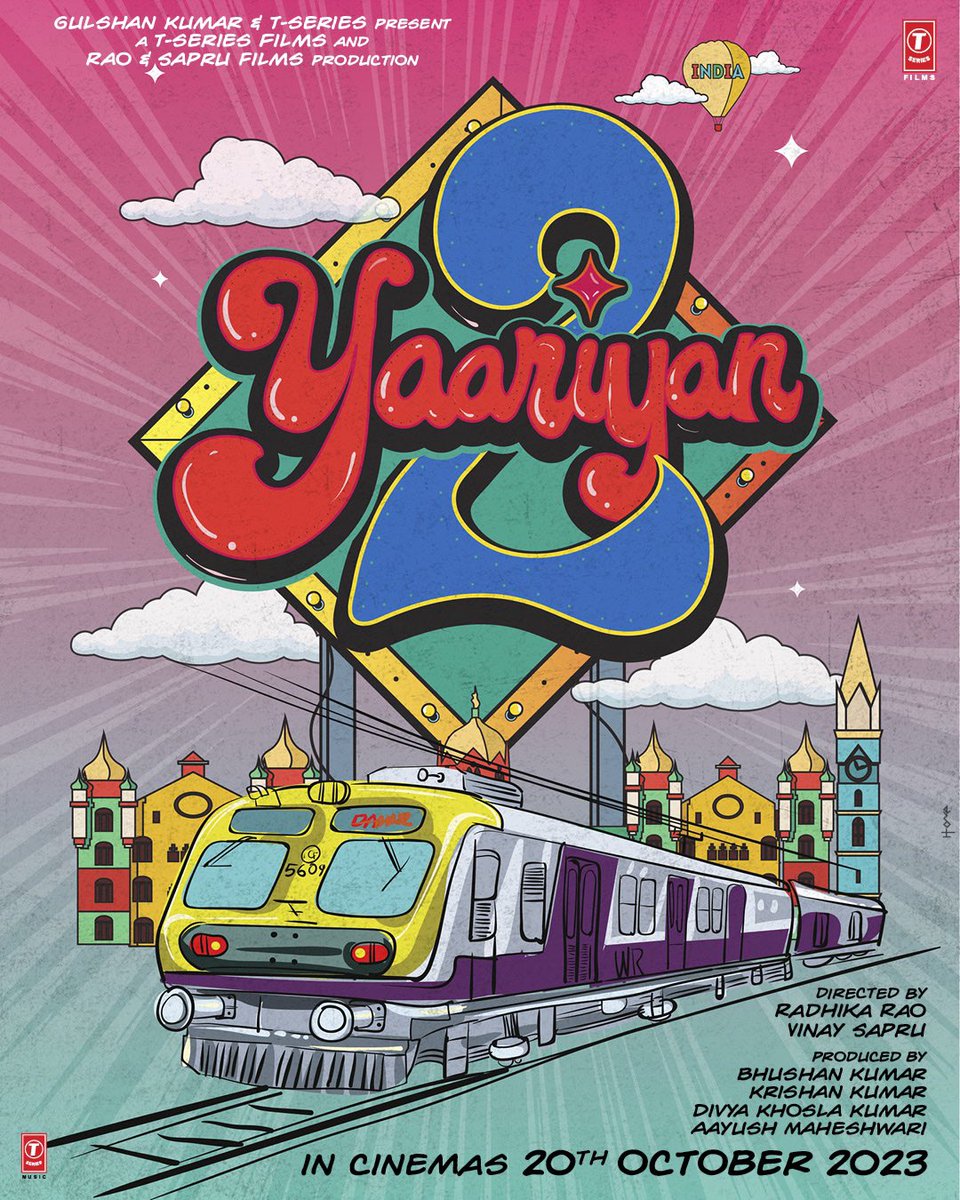 #Yaariyan2 GETS NEW RELEASE DATE... 

The second instalment of #Yaariyan - titled #Yaariyan2 release on 20 Oct 2023

Stars #DivyaKhoslaKumar, #YashDasgupta, #MeezaanJafri and #PearlVPuri