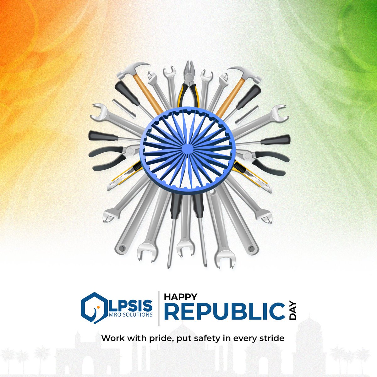 Happy Republic Day

Work with pride, put safety in every stride
.
.
#HappyRepublicDay #RepublicDay #74thRepublicDayOfIndia #National #Patriots #Indian #26thJanuary #India #RepublicDayIndia #MROSolutions #IndustrialSupplies #SafetyMaterial #QualityFasteners #SafetyProducts #LPSIS