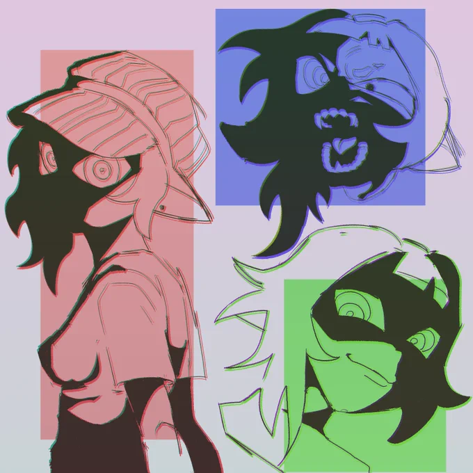 shading slash effect practice ft zina kraken #splatoonoc #Splatoon 