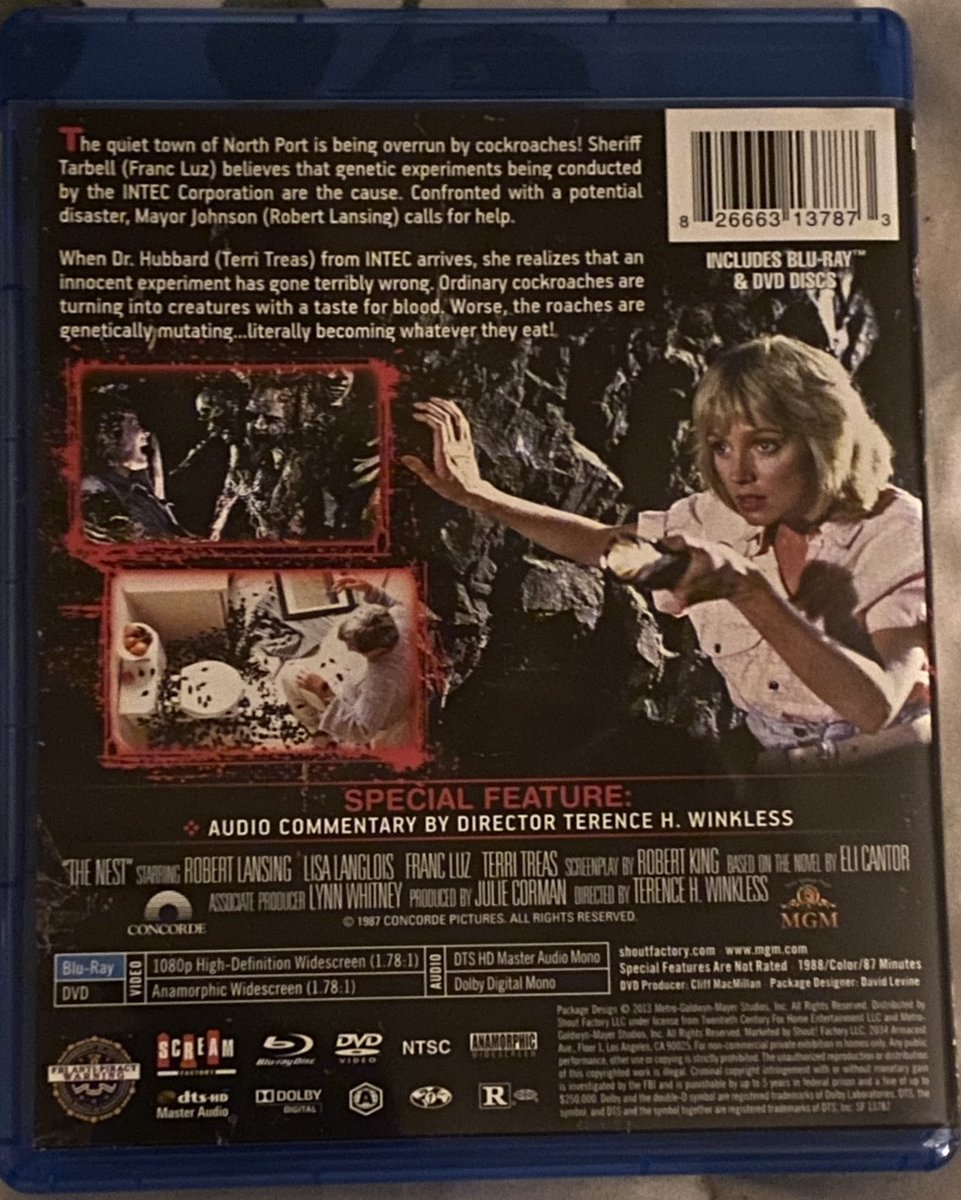 ThomasOtterman's tweet photo. #365DaysOfHorror 
Day 229
Featuring: The Nest 1987
Dir. Terence H. Winkless 

@ToYourLastDeath 
@OldSklHorrorGuy 
@tommyjoker73 
@peterrosu76 
@VampAly 
@AshMountainFilm 
@TheProwlerXl 
@Amazng_Stories 
@crashwong 
@zombaebby 
@crashpalace 
@xxTFR84xx 
@scouce007 https://t.co/MnGl6mAGH3