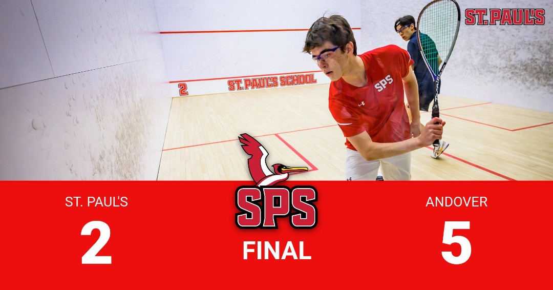 St. Paul's School Squash (@spssquash) on Twitter photo Andover knocks off SPS 5-2 in great match today in Concord. It was a close battle, with two matches going 5 in Andover's favor. We will return to work tomorrow to prepare for Deerfield on Saturday. <a href="/AndoverAthlete/">Andover Athletics</a> <a href="/NEPSAC/">NEPSAC ยฎ</a> <a href="/USSQUASH/">US SQUASH</a> <a href="/spsathletic/">St. Paul's School Athletics (NH)</a> Andover knocks off SPS 5-2 in great match today in Concord. It was a close battle, with two matches going 5 in Andover's favor. We will return to work tomorrow to prepare for Deerfield on Saturday. <a href="/AndoverAthlete/">Andover Athletics</a> <a href="/NEPSAC/">NEPSAC ยฎ</a> <a href="/USSQUASH/">US SQUASH</a> <a href="/spsathletic/">St. Paul's School Athletics (NH)</a>