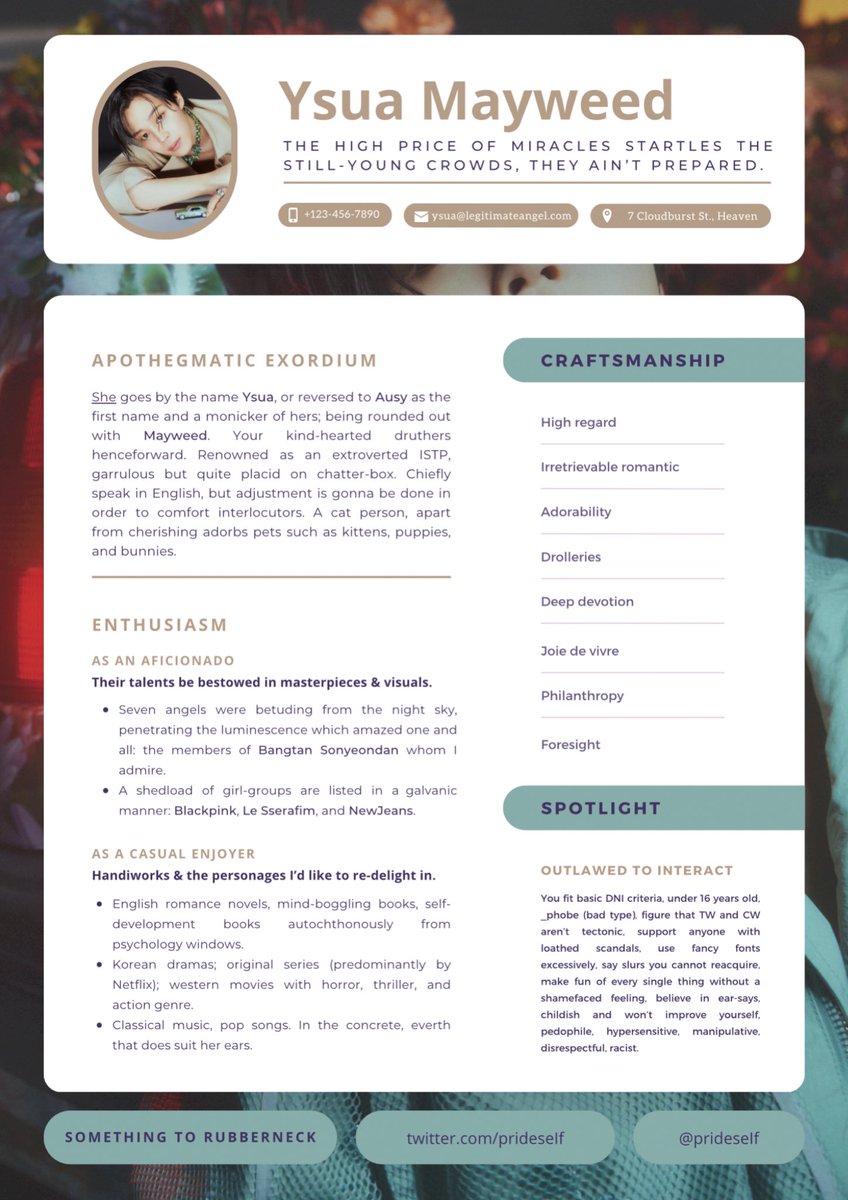 prideseIf's tweet image. Retweets and QRTs are vastly appreciated. ♥️

Most ardent salutes for fab souls around here! Go by Ysua, who is in an occupation of embracing new visages into my county thru this FCV to erase the segregation and tedium which have been swathing. Do bequeath some trails in no time!