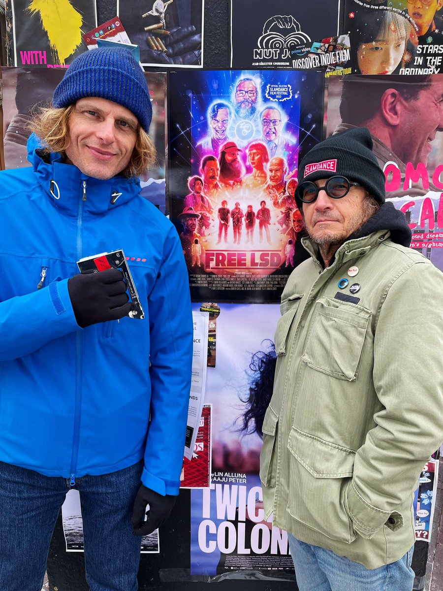 OFFofficial's tweet photo. Hello from Park City! @FreeLSDmovie is closing @Slamdance tomorrow night! If you’re nearby, come celebrate with us at 5pm in the Treasure Mountain Inn Ballroom! #freelsd #slamdancefilmfestival 🎥🎬🍿 Tickets & info: https://t.co/eUPJs4YtDm
Photo: @SteveAppleford https://t.co/9IvzqFruYN