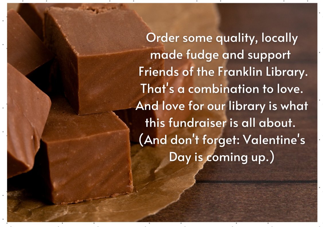 Valentine's Day is coming up. (Hint, hint)
franklinma.gov/sites/g/files/…