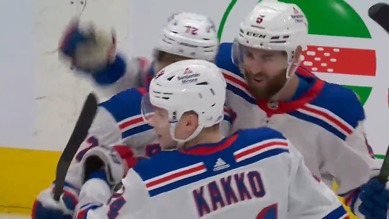 NHL on Twitter "🤯 RIGHT OFF THE FACEOFF 🤯 The NYRangers tie it up! 🗽