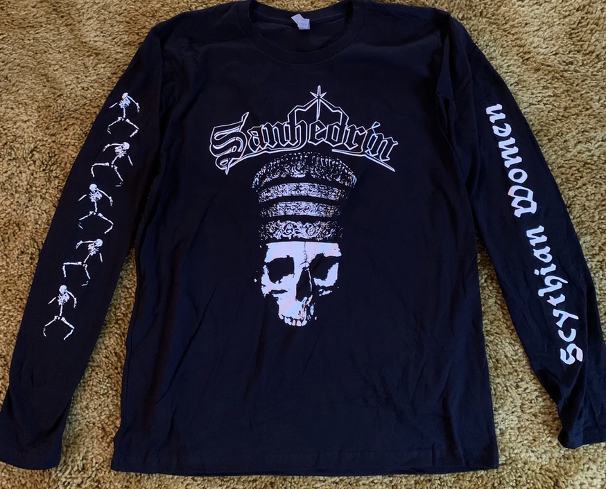 amayor's tweet photo. "Scythian Women" T-shirt by heavy metal band Sanhedrin, inspired by #AncientAmazon archaeolog
https://t.co/plt3JiqgpE https://t.co/he3P1IFKoK