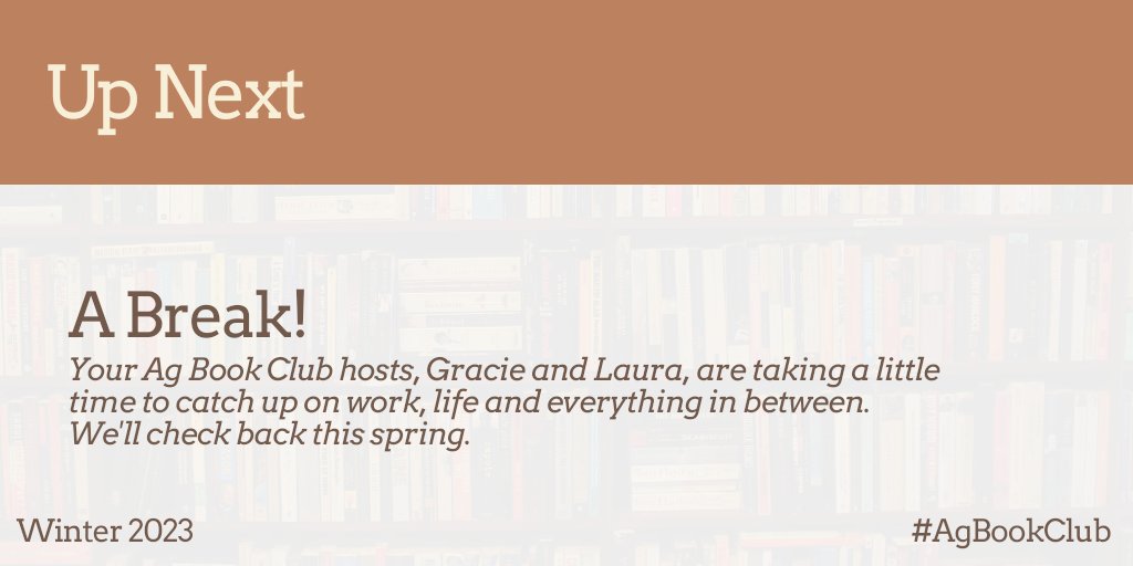 AgBookClub tweet media