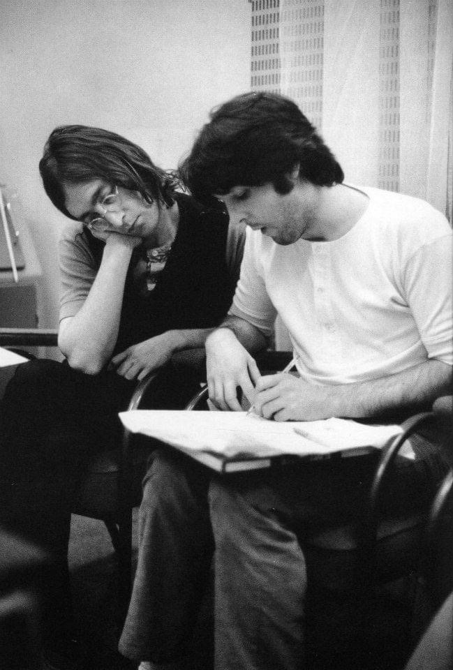 MIXING THE WHITE ALBUM.
@JohnLennon and @PaulMcCartney during the Beatles’ only 24hr mixing session, @AbbeyRoad, 16-17 Oct 1968.
Photos by Linda McCartney.