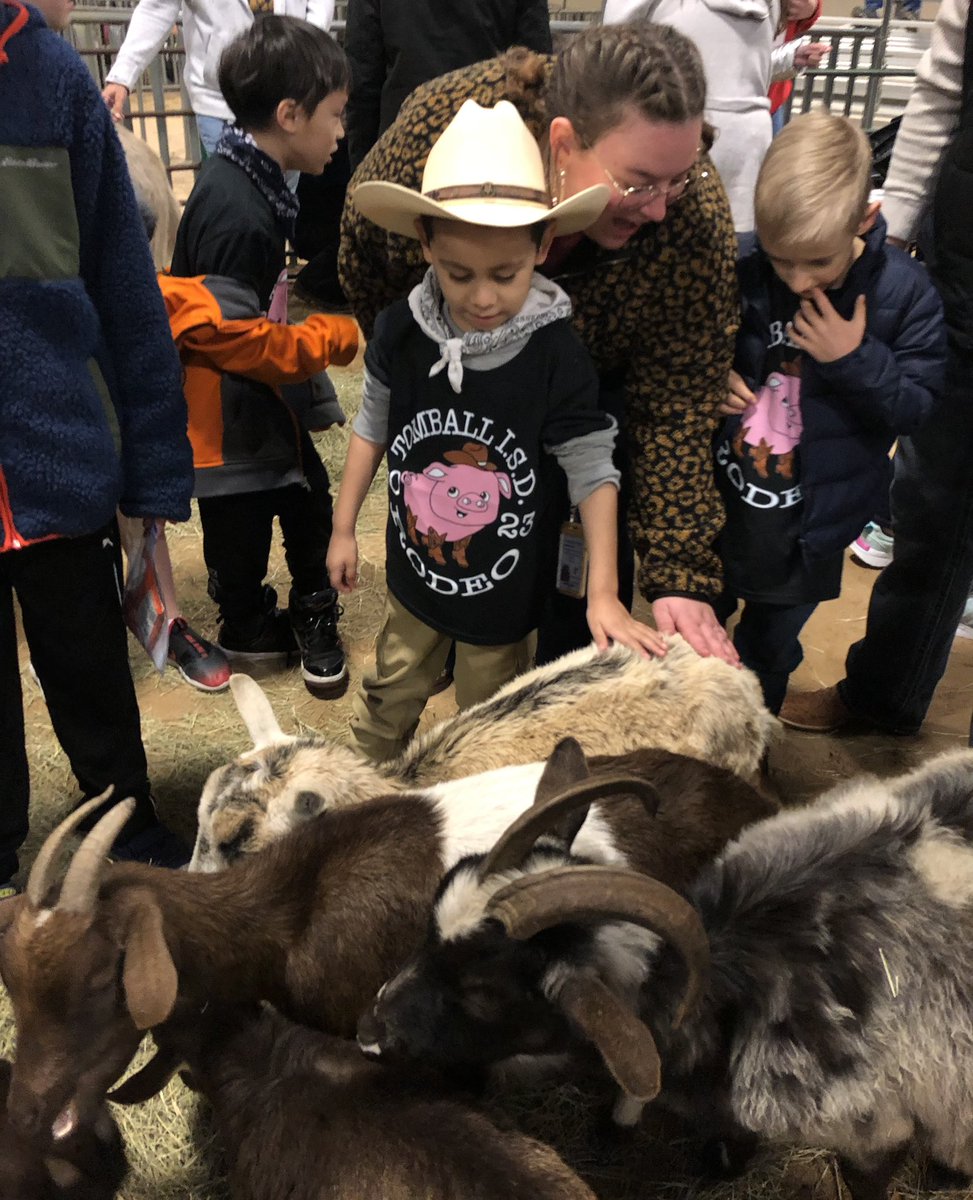 Garrett_TES's tweet photo. At the petting zoo, for the annual Tomball FFA Rodeo we saw goats, pigs, sheep, a cow, donkey and even a camel. Well of course there is a camel ‘cause guess what day it is! Hump day! 
@TomballISD, @TStudentSupport, @gibby1112, @nannewt, @TISDTES https://t.co/KKlKjuZ6VM