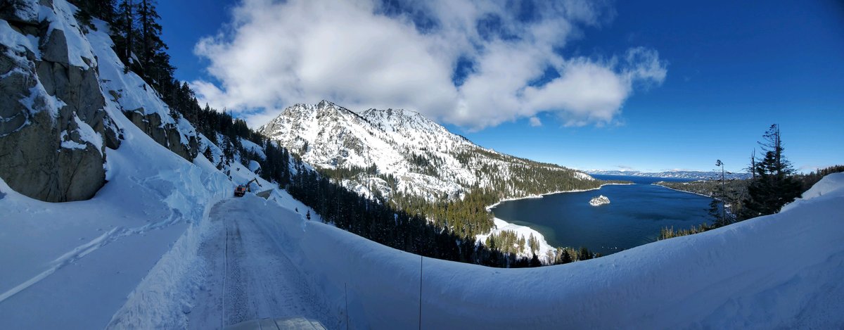 CaltransDist3's tweet image. REMINDER: Highway 89 around Emerald Bay remains CLOSED for snow removal operations. Crews have cleared slides as high as 50 feet! We are targeting Friday to reopen the highway. @CHPSouthLake @CountyElDorado @PlacerCA