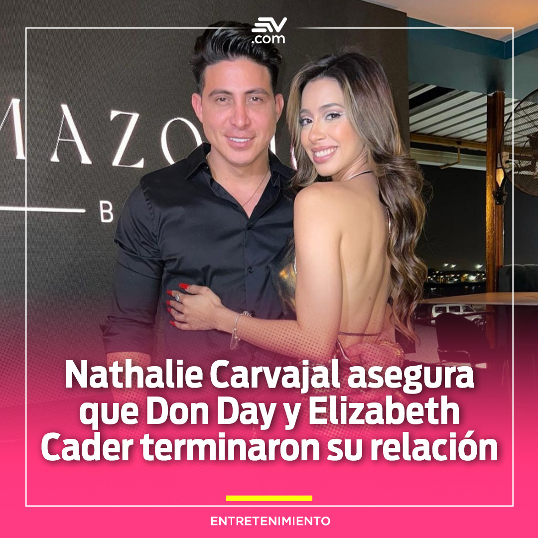 ecuavisa's tweet photo. 😱 Una muy buena fuente de #NathalieCarvajal confirmó que el hermano de #DonDay dijo que la relación del actor con #ElizabethCader llegó a su fin 💔
▶️ Mira el video aquí: https://t.co/C3D3lDwCEM https://t.co/FAcfqKZkEm