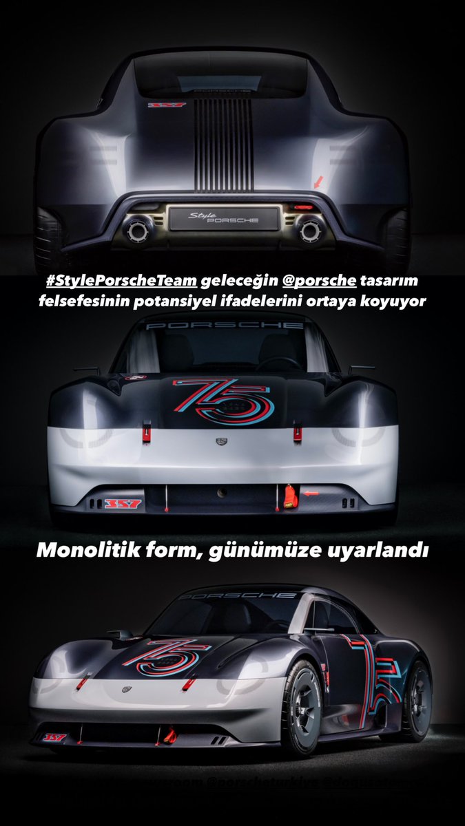RumBat's tweet photo. #75Jahre @Porsche #Sportwagen yıldönümüne özel #Vision357 https://t.co/4cWqd85qfB