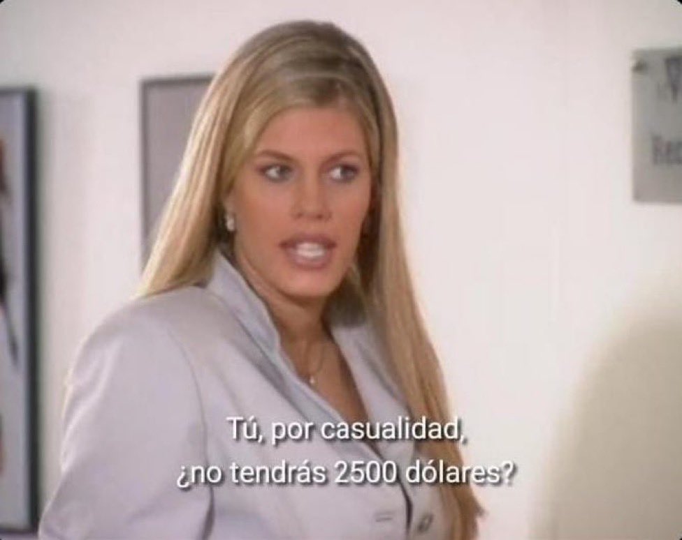Me habla un vato.
Automáticamente yo:
