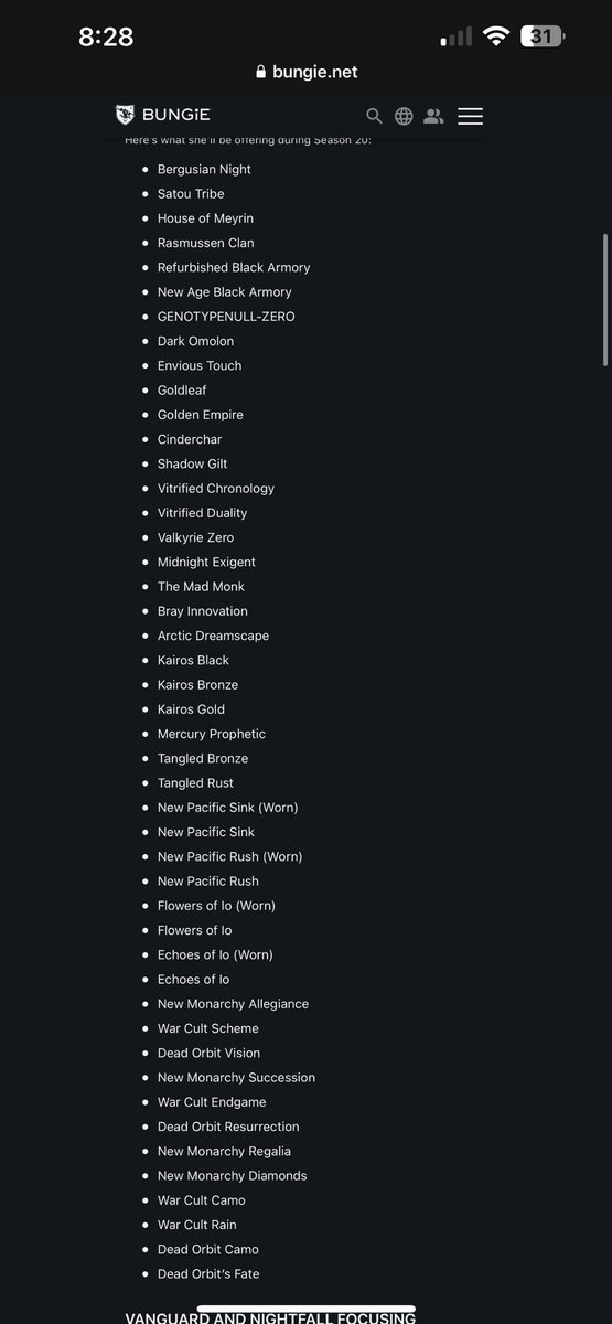 PlPCUP's tweet photo. WHY NO HONORS OF THE NINE OR GIFT OF THE NINE 😭😭😭 why @Bungie @DestinyTheGame i am so sad (not actually this is an amazing update but plz i will buy those shaders for real $$) https://t.co/0uAnjhThaT
