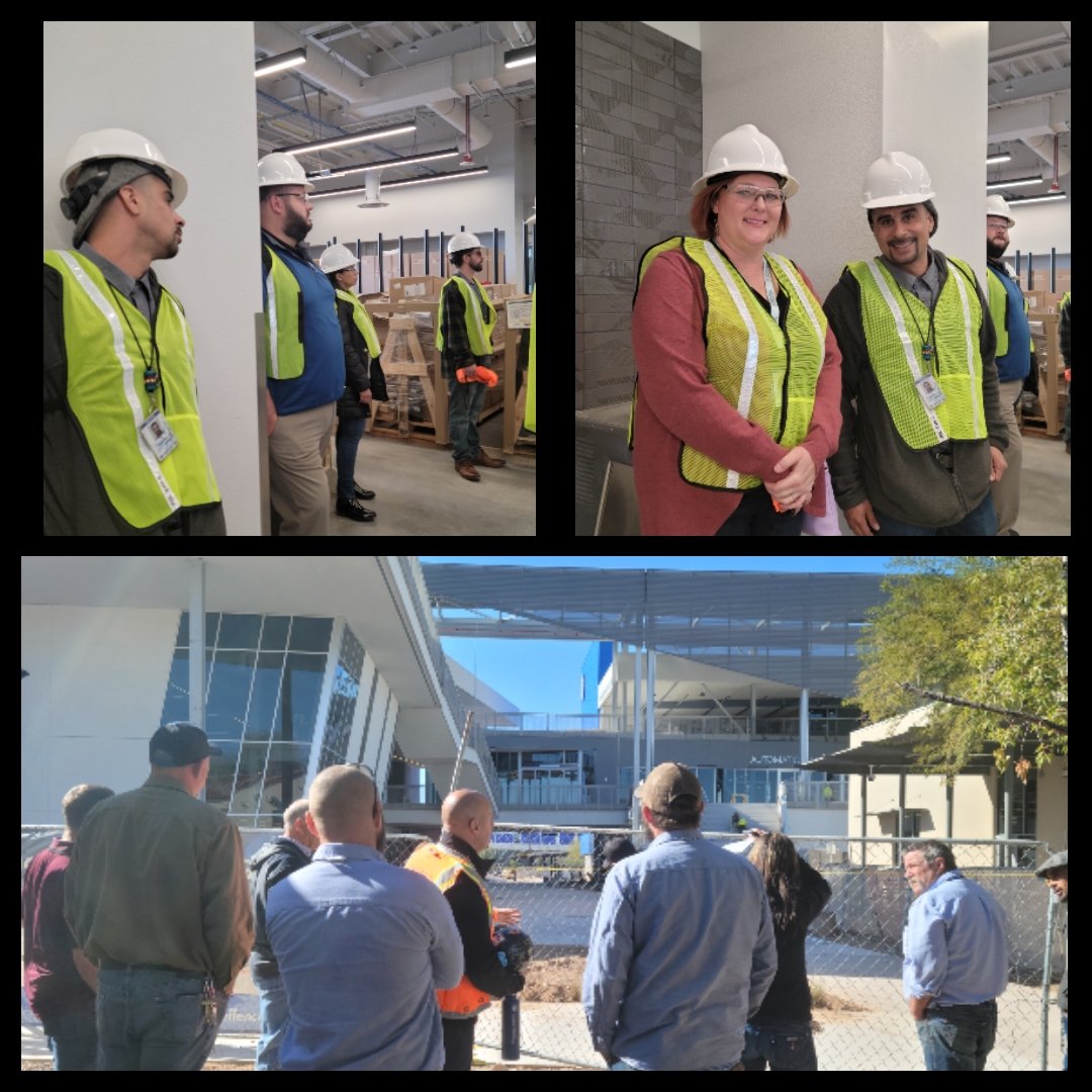 PCCCareerSvcs's tweet image. @WorkforcePCC and @PCCCareerSvcs team on tour with Asarco. Showing our new building &amp;amp; discussing ways to partner #Workbasedlearning #apprenticeship #PimaCCWorkforce