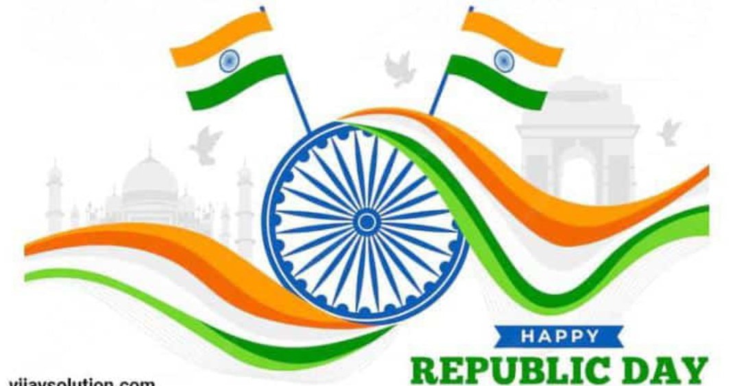 RamdasLagad7's tweet photo. प्रजासत्ताक दिनाच्या हार्दिक शुभेच्छा"🇮🇳💐💐
#RepublicDay 
#प्रजासत्ताकदिन https://t.co/QjgUjFUBQs