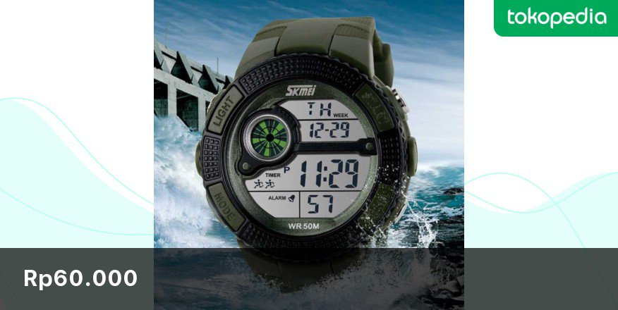 Coba cek ini, deh: "Jam Tangan Pria Digital SKMEI Sport LED Watch Original DG1027 HITAM" Rp60.000 di toko ZF ID STORE Tokopedia. Bisa bebas ongkir, lho.
tokopedia.link/NOwRowWiTwb