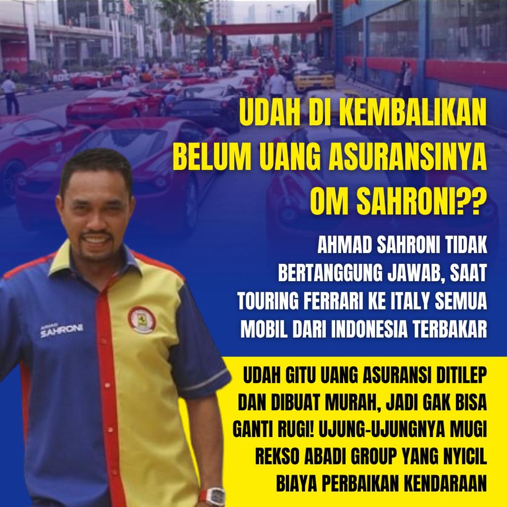 RanggaStevens's tweet photo. Udah di kembalikan belum uang asuransinya om sahroni ? #TunggangiHDCISahroniNasdem
#HDCIdijadikanPolitikSahroni
#SahroniAnakKemarinSoreHDCI
#HDCIBobrokAkibatSahroni
#TenggelamkanPartaiNasdem https://t.co/KtkvWYeMMY