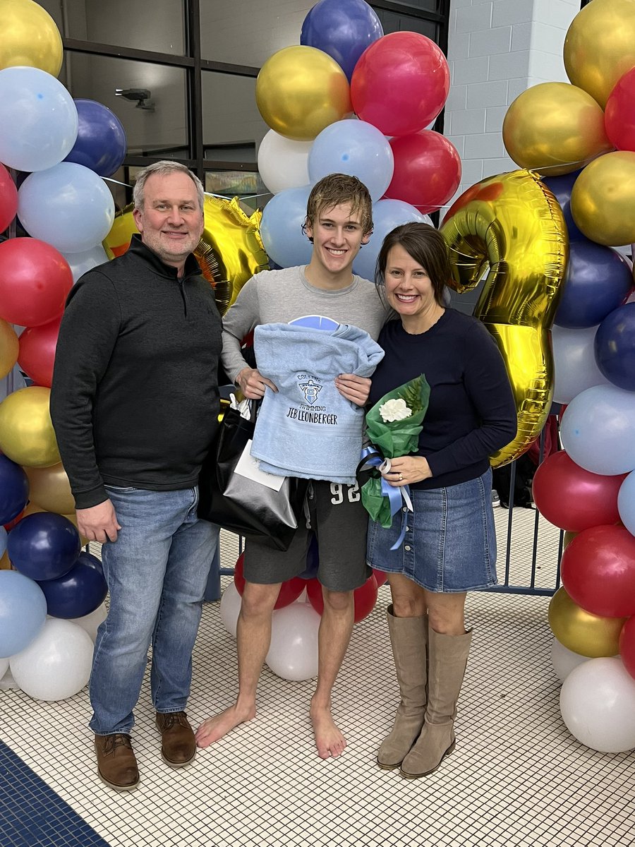 Senior Night at the POOL! Congrats to Titan Seniors Abby Quinn &amp; Jeb Leonberger! <a href="/SCPS_Activities/">SCPS_Activities</a>