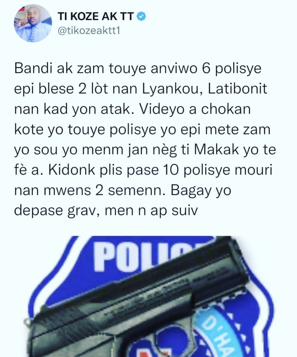 dany0201's tweet photo. ⁦@claudejoseph03⁩ ⁦@ArielhenryDR⁩ ⁦@JohnColemMorvan⁩ 

Bravo mesye bravo! https://t.co/v2yLioyYlC