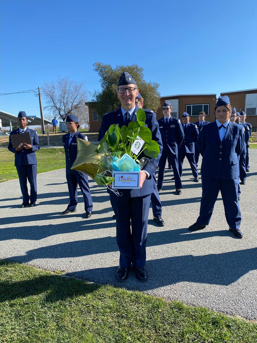 Congratulations to Lt. Col. Morris for being nominated and voted as Heritage High School’s Teacher of the Year for 2022-2023! <a href="/RealUnclePat/">Heritage Patriots ⭐️</a> <a href="/HeritagePats/">Heritage Athletics</a> @EricVolta1