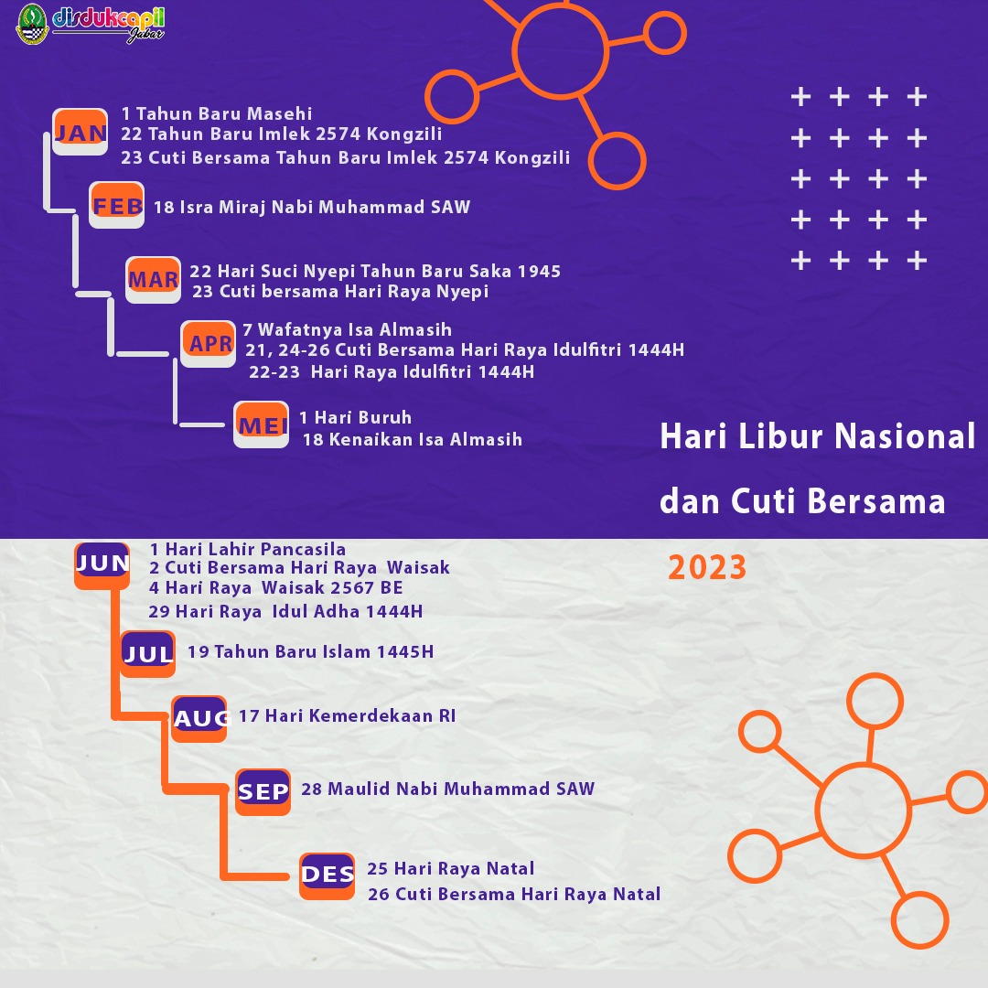 Selamat pagi wargi twitter Jawa Barat. Januari hampir berakhir nih. Catat yuk hari libur Nasional dan dan Cuti Bersama pada bulan berikutnya. Tetap semangat dan jangan lupa bahagia ya wargi 😉
