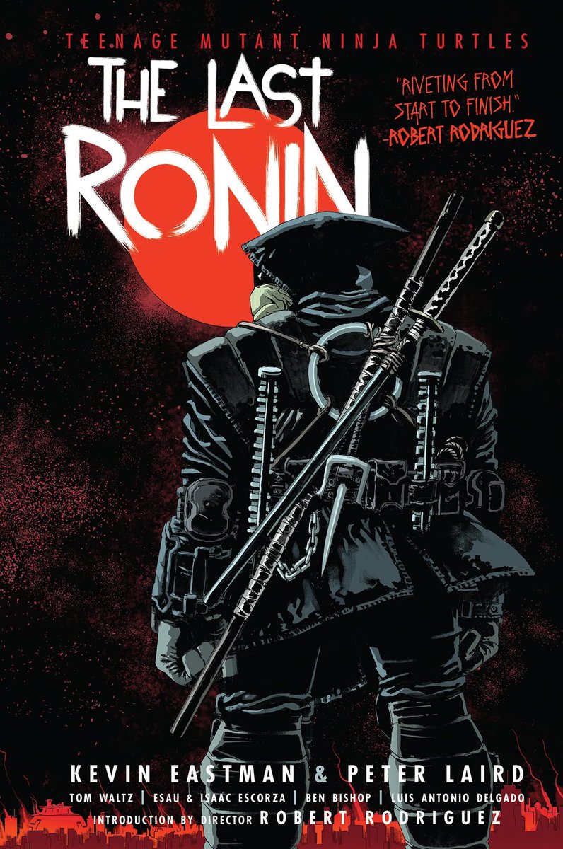 Por fin comencé a leer The Last Ronin de @kevineastman86 #PeterLaird @BISHART @TomWaltz… joya! 🖤