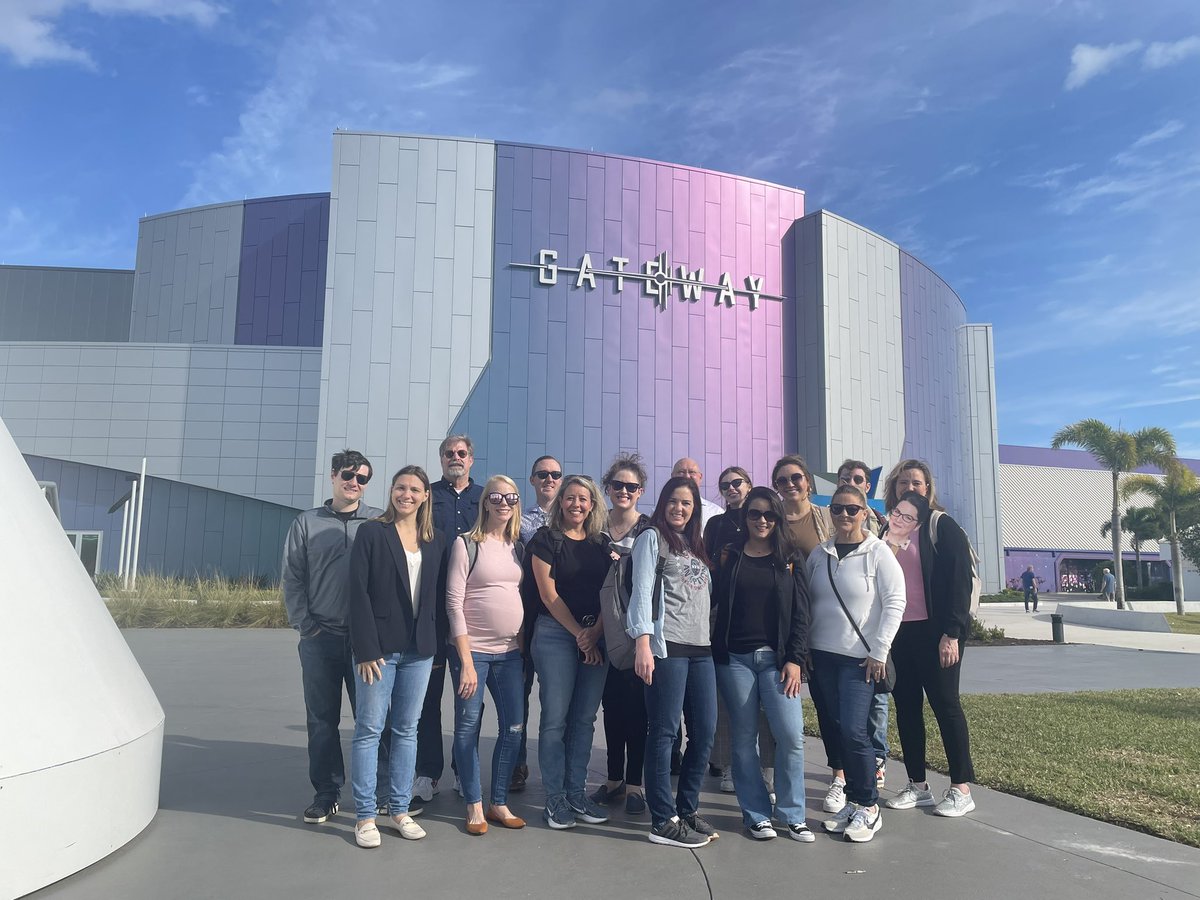 The 2023 GCG staff retreat is in the books. It was great to have our team together on the #spacecoast getting inspired and working together to become better for our clients. Thanks to our partners @ExploreSpaceKSC for hosting us. Excited for what 2023 has to come. #TeamGriffin