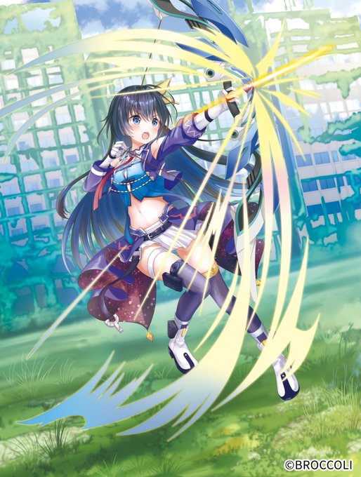 【お仕事】
11月17日に株式会社ブロッコリー様より発売されたTCG「Vividz(ビビッヅ)」の
第2弾において「クイックノックアロー 玲」の線画、着彩を担当させていただきました。
よろしくお願いいたします!
#ビビッヅ 