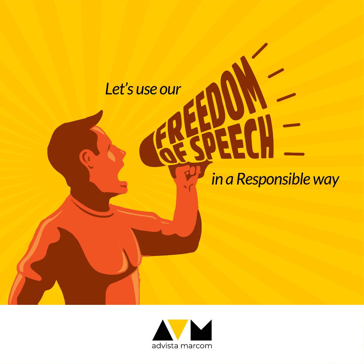 advistamarcom's tweet photo. We know the Power of Voice very well and so we understand how to represent yours.
#HappyRepublicDay
.
.
.
.
#RepublicDay #RepublicDayIndia #AVM #AdvistaMarcom #SocialMedia #Branding #Marketing #SocialMedia #DigitalMediaMarketing #MovesOfMarketing https://t.co/pV2jdhEKMd